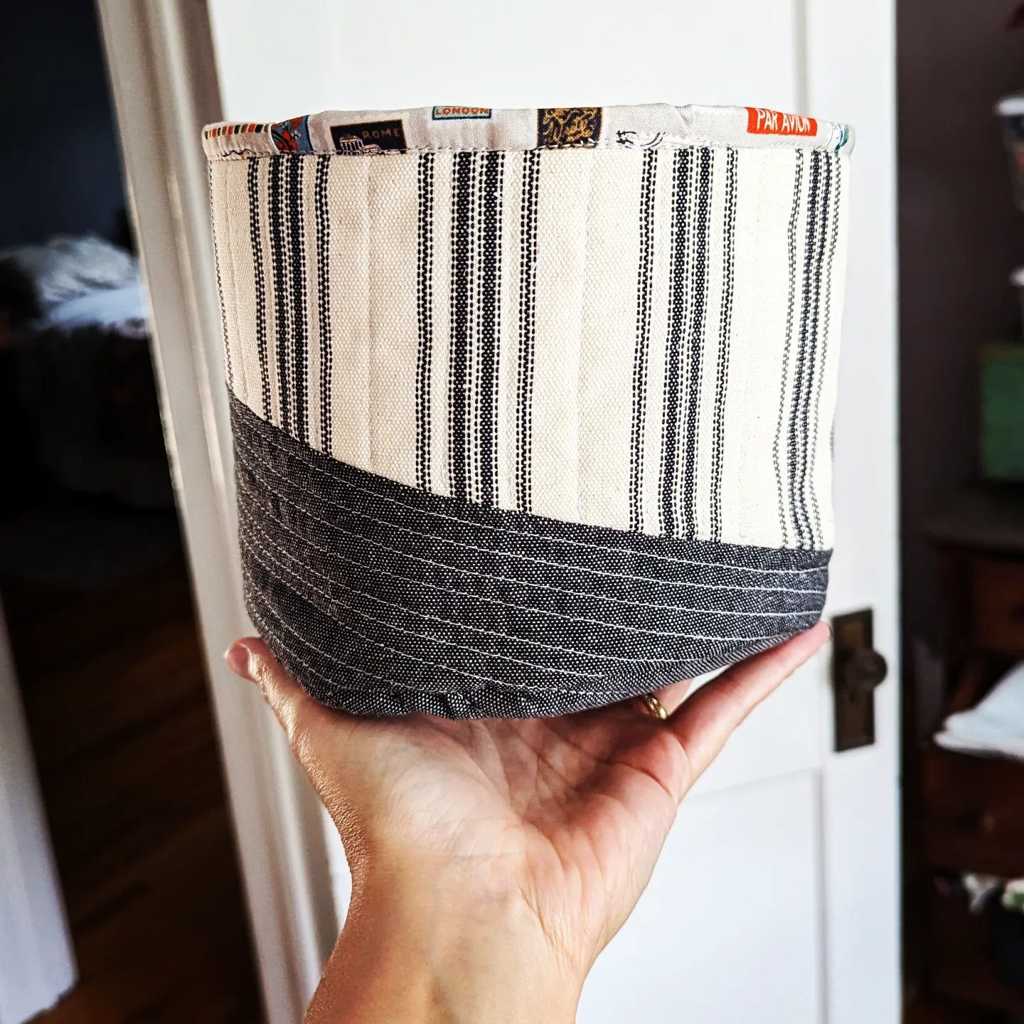 Drawstring Bucket Bag