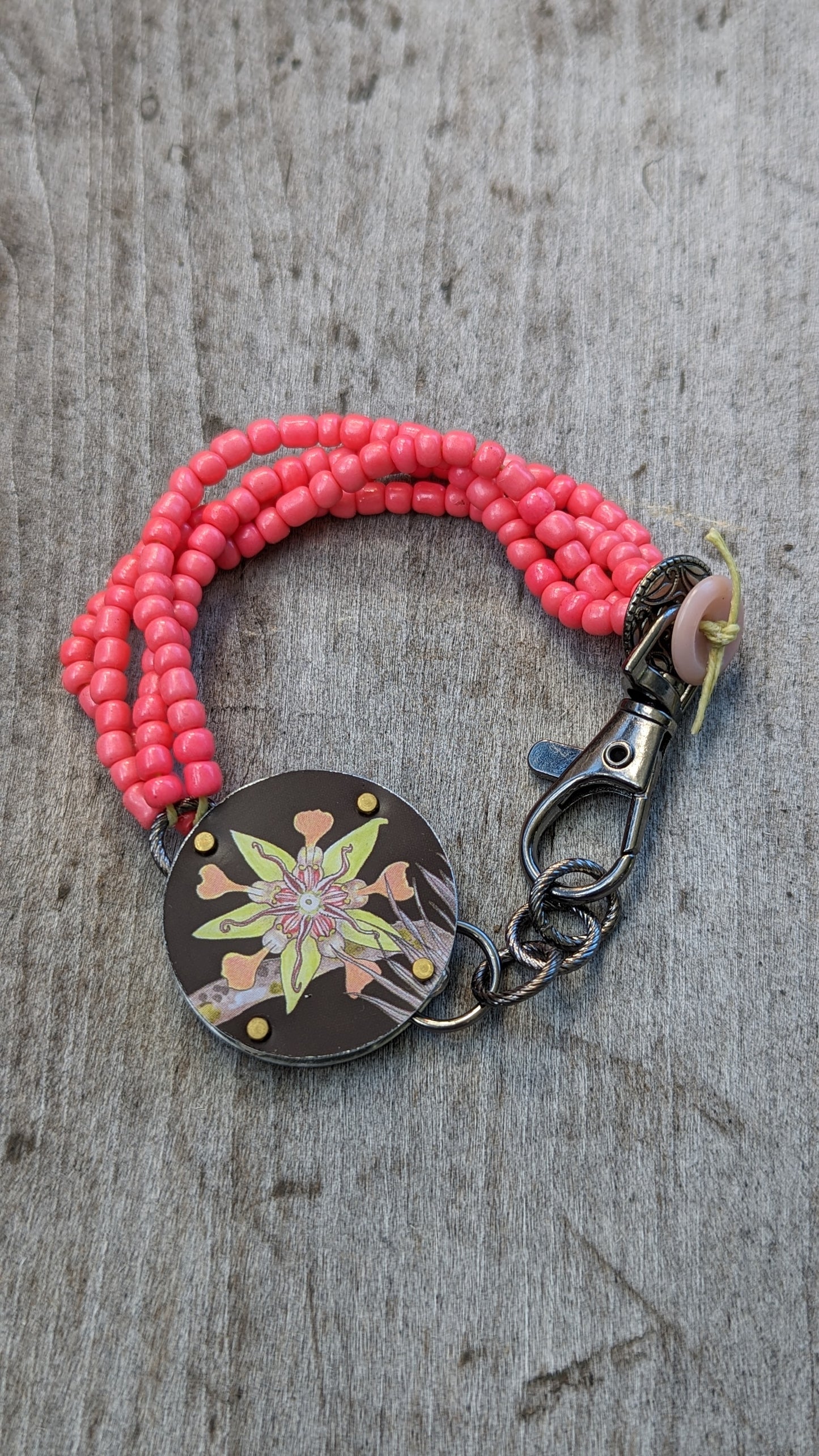 Harbinger Collection Riveted Tin Focal Bracelet