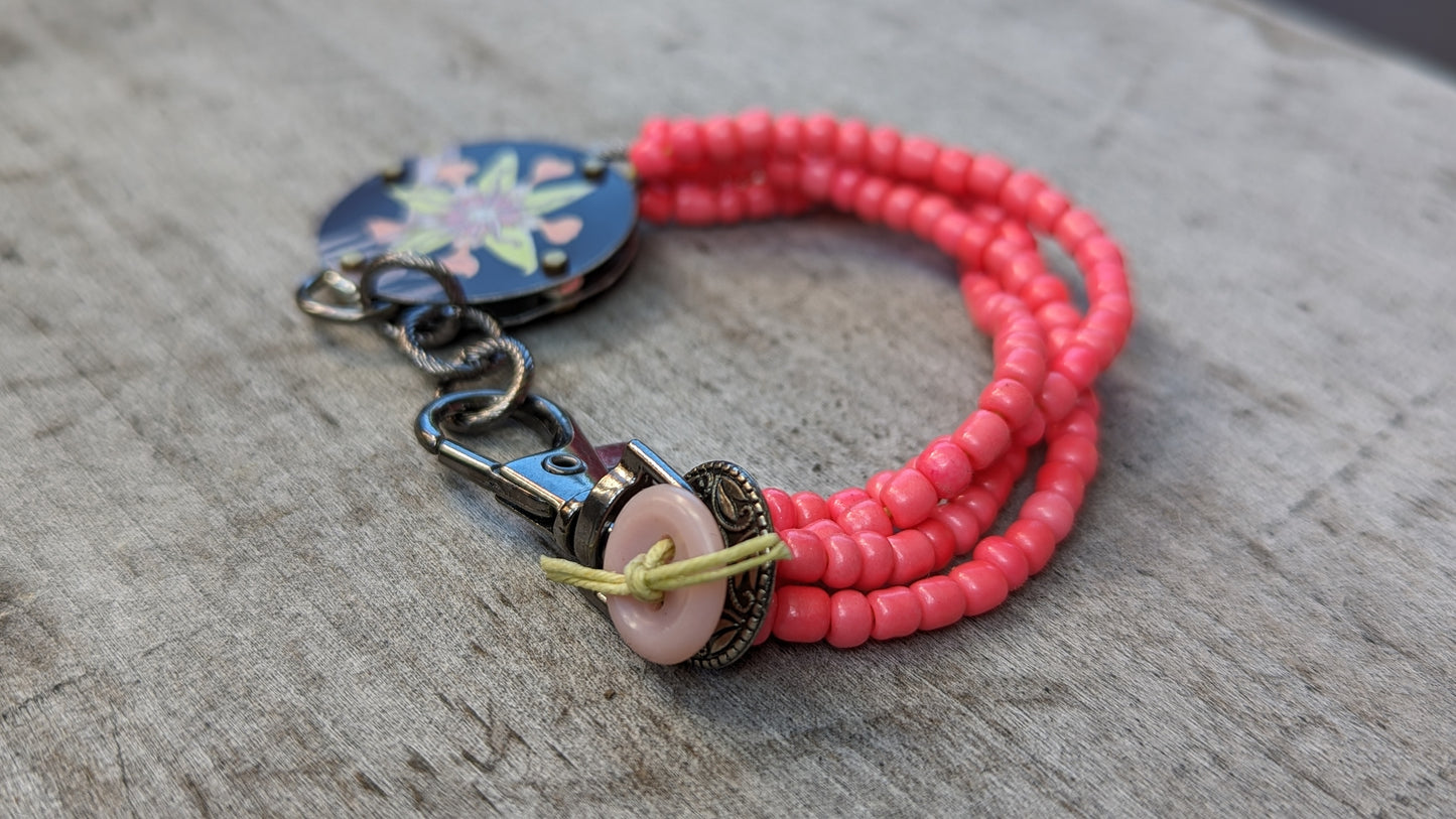 Harbinger Collection Riveted Tin Focal Bracelet