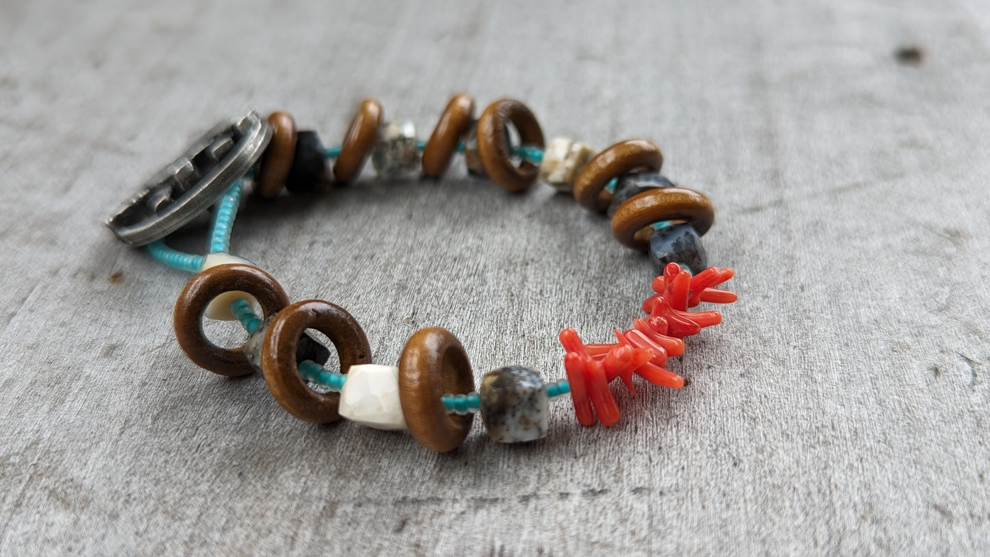 Beaded Bear Bracelet