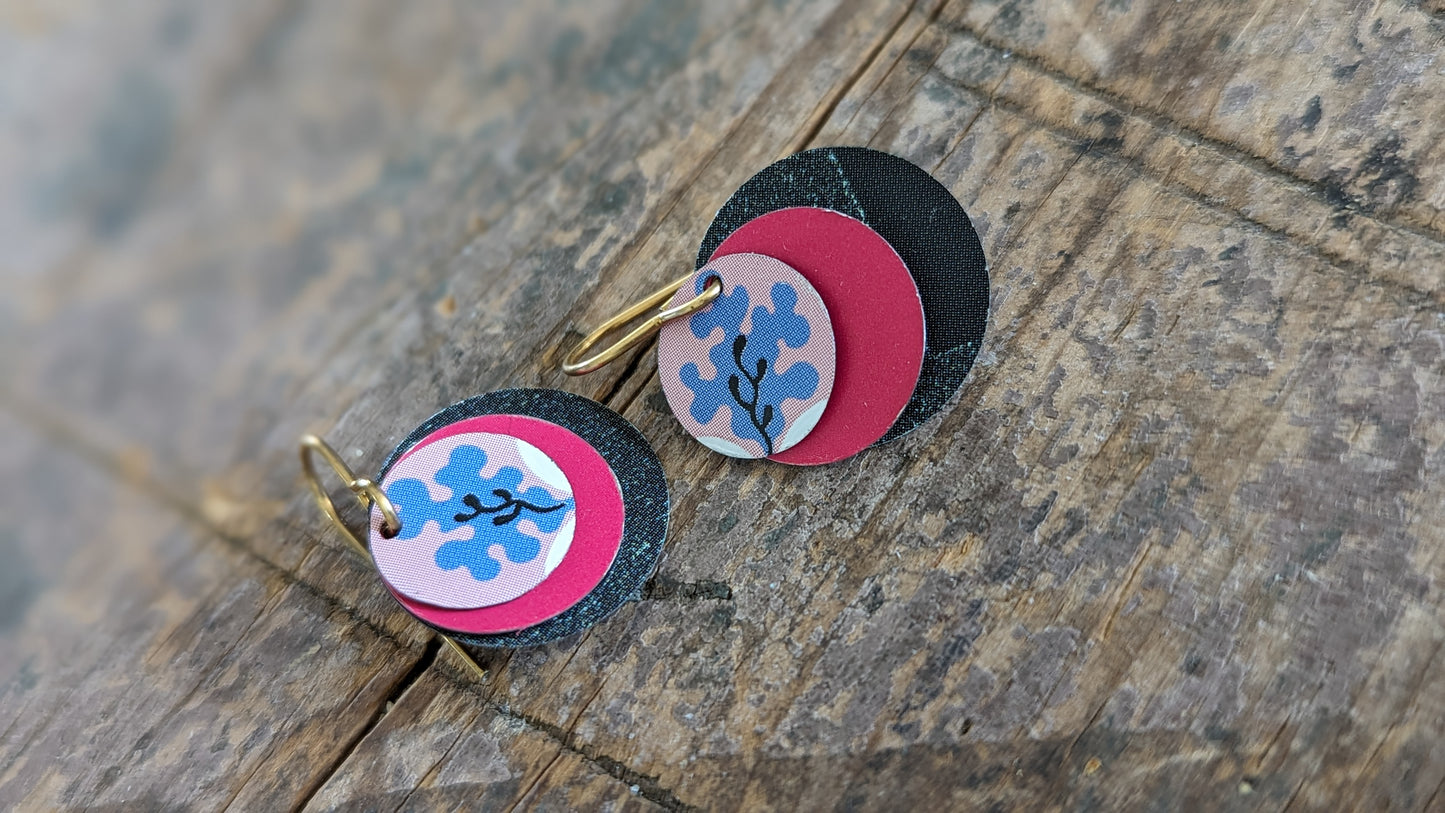 Harbinger Collection Triple Disc Earrings