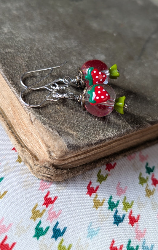 CLEARANCE Strawberries Earrings