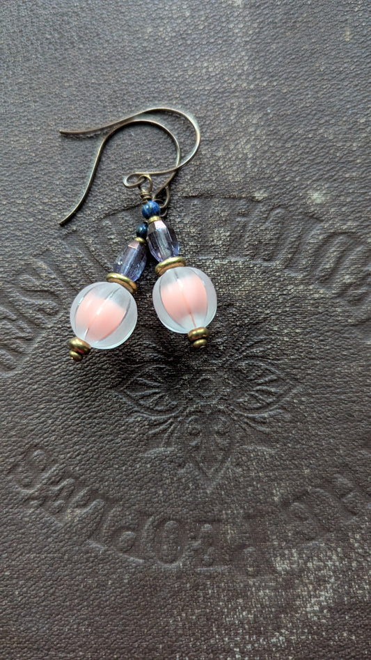 Matte Melons Earrings (Pink)