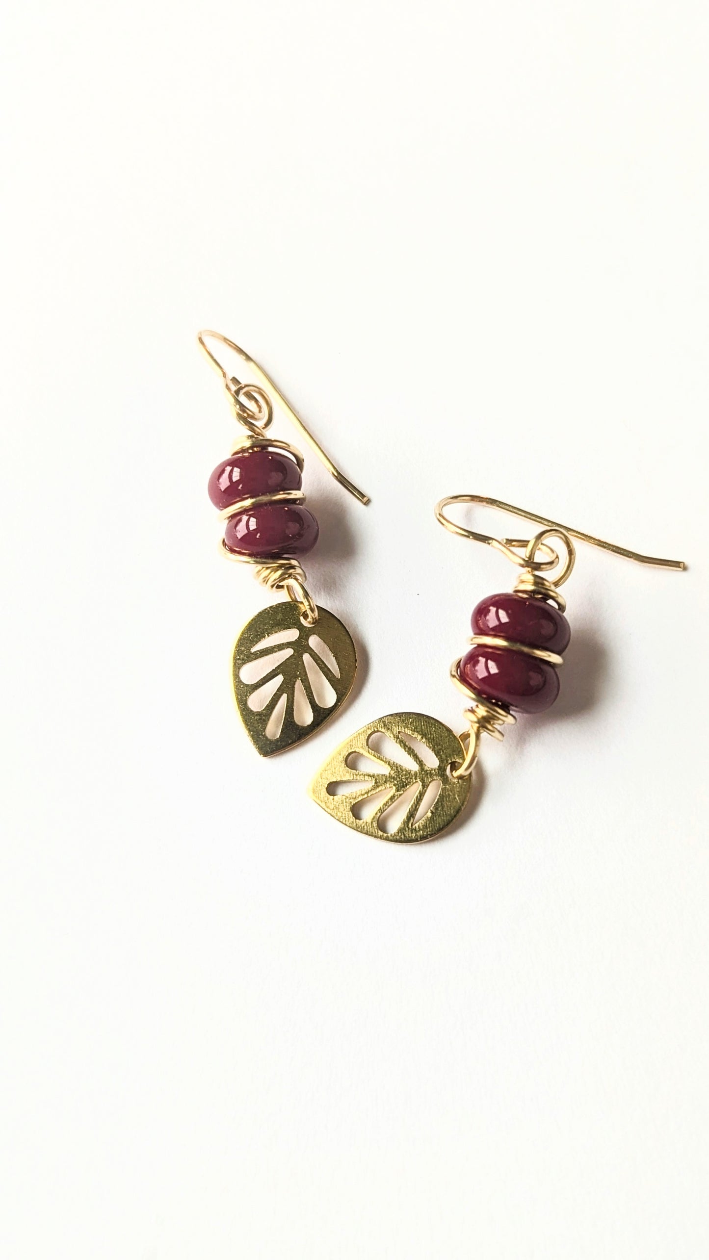 Stacked Glass Earrings