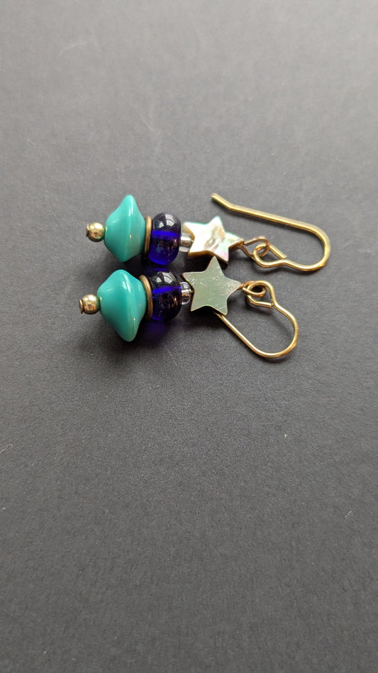 Stacked Glass with Stars