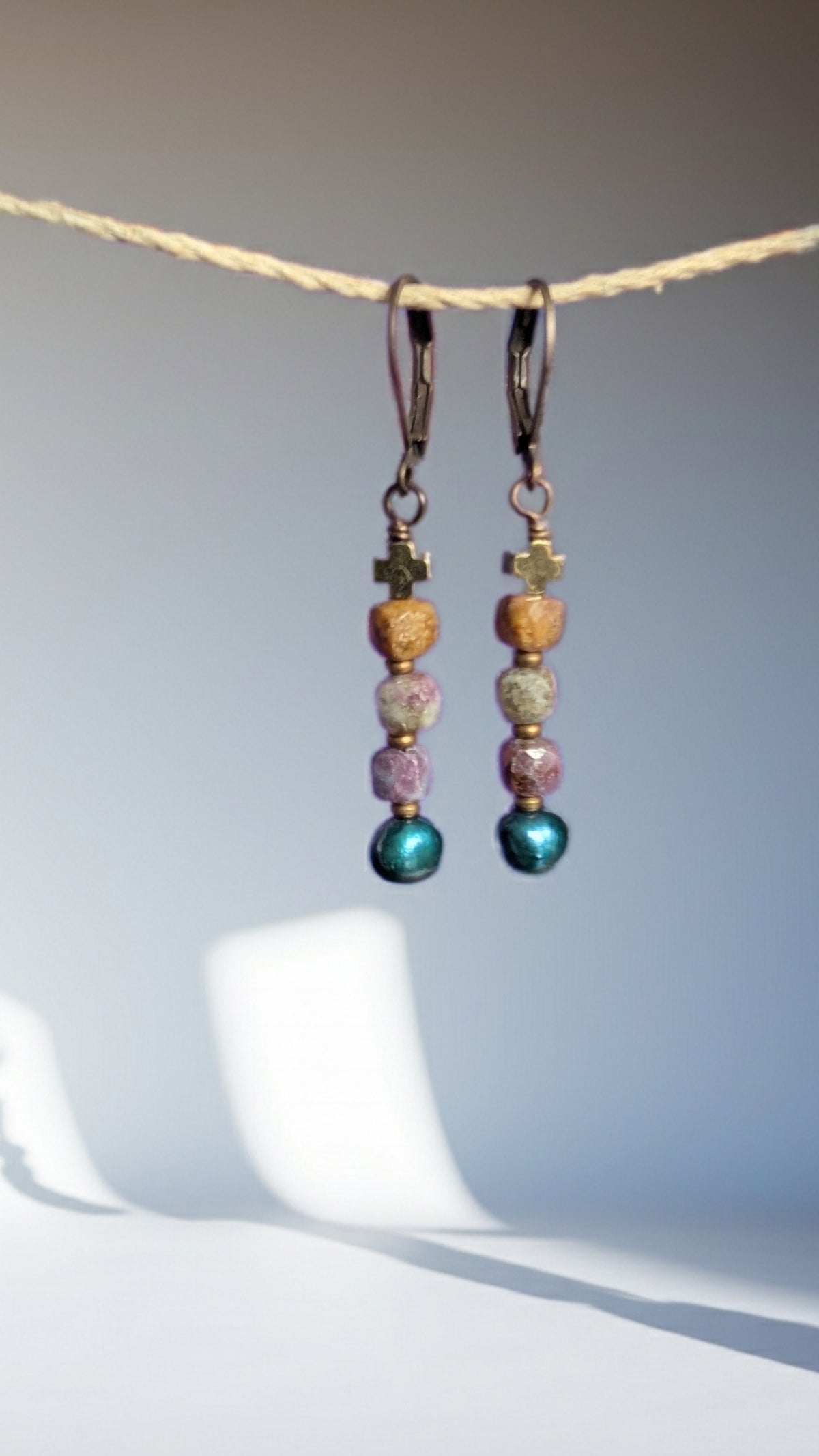 Stacked Beads Earrings