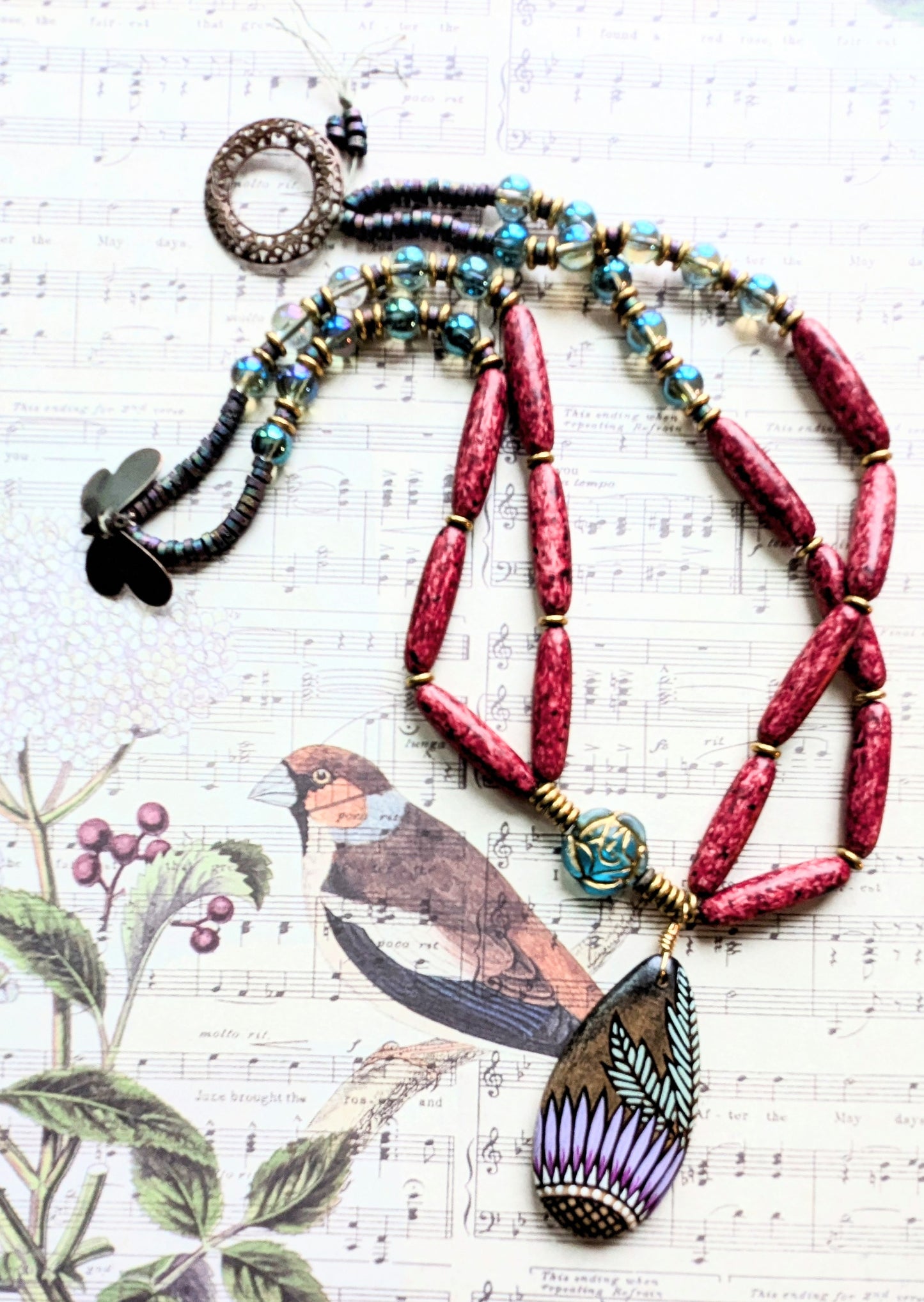 Gerber Daisy Necklace