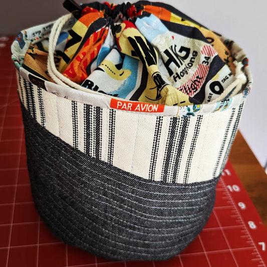 Drawstring Bucket Bag