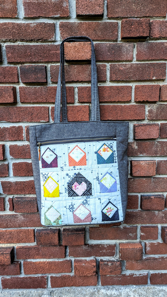 Love Letters Tote- One of a Kind
