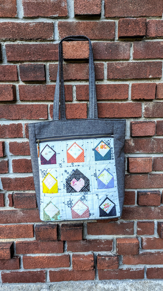Love Letters Tote- One of a Kind