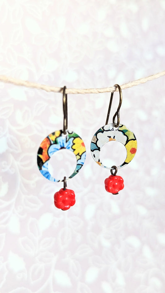 Harbinger Collection Floral Disc Dangles