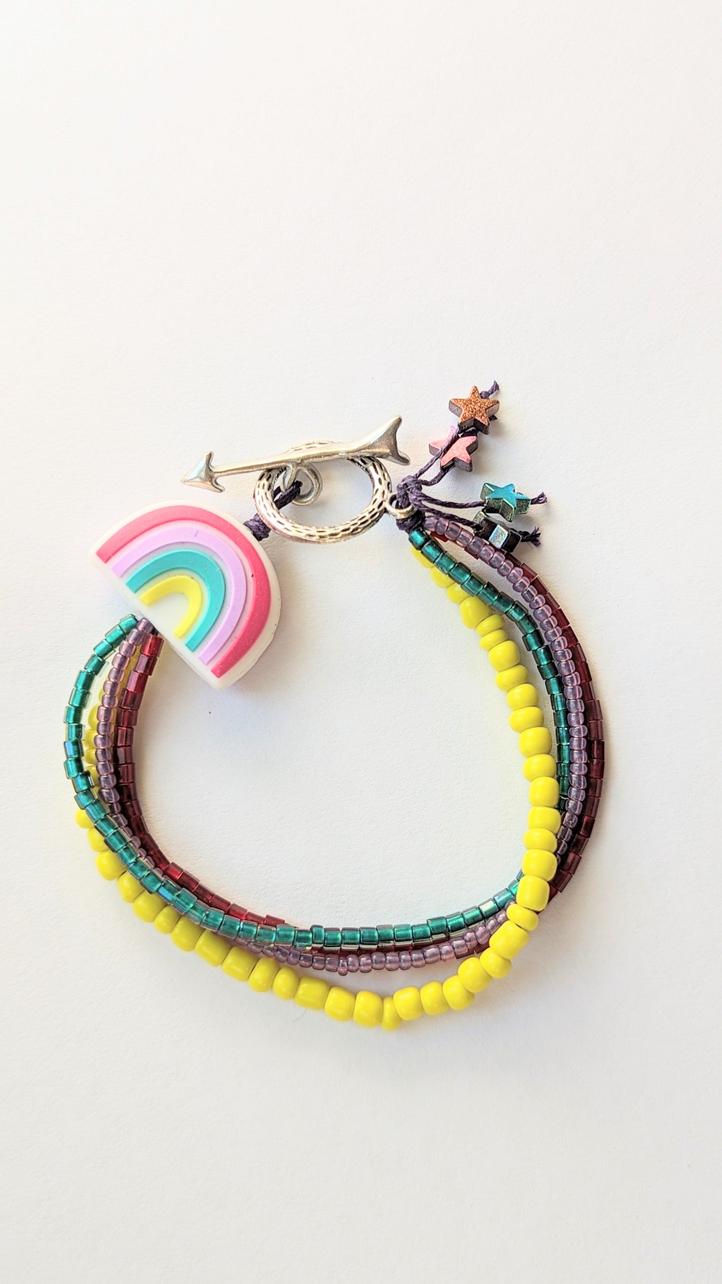 Rainbow Multi-strand Bracelet