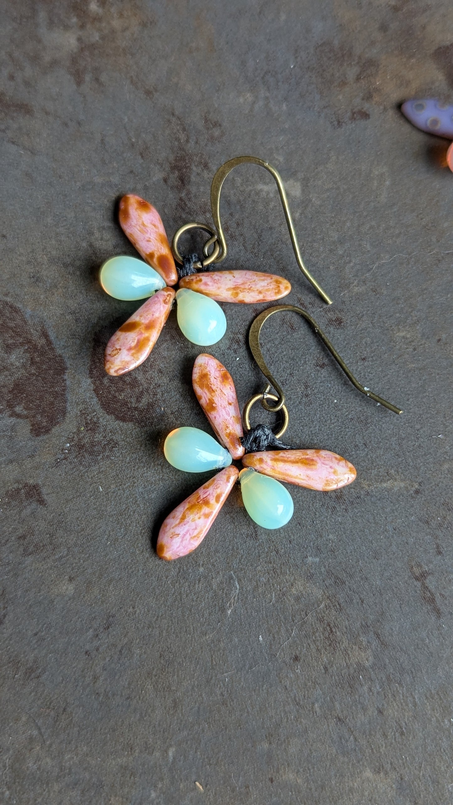 Glass Dragonflies Earrings