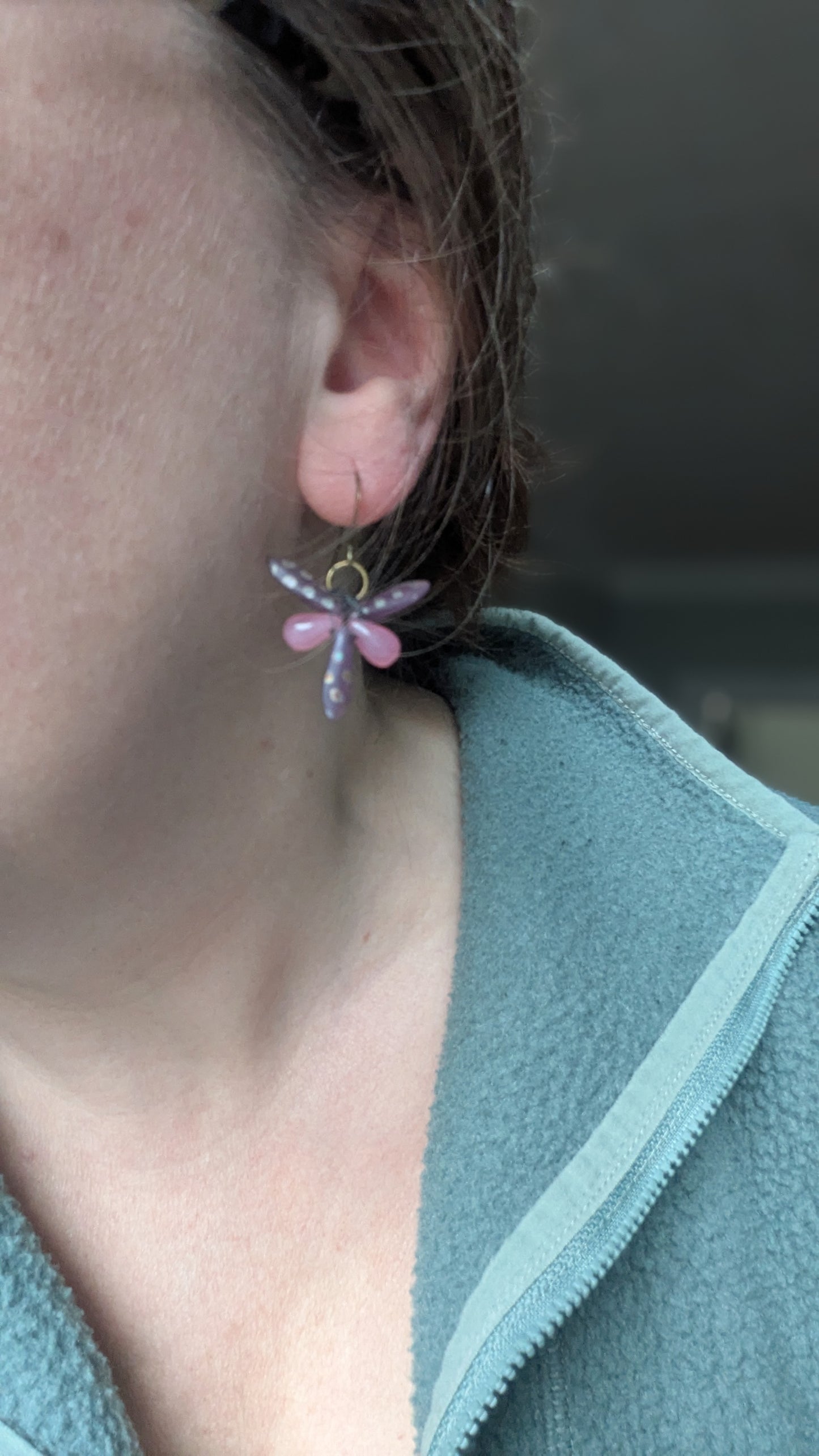 Glass Dragonflies Earrings