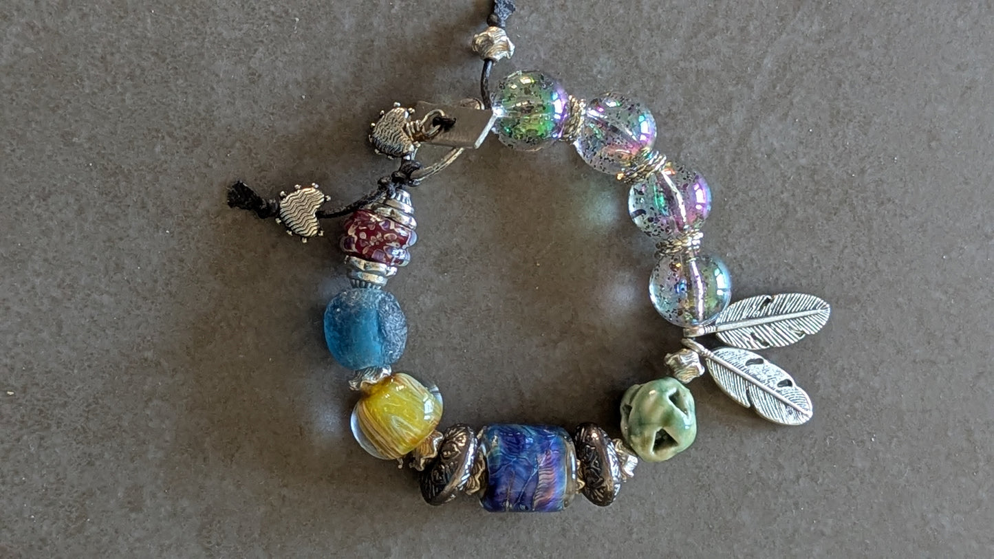 Mixed Media Baubles Bracelet