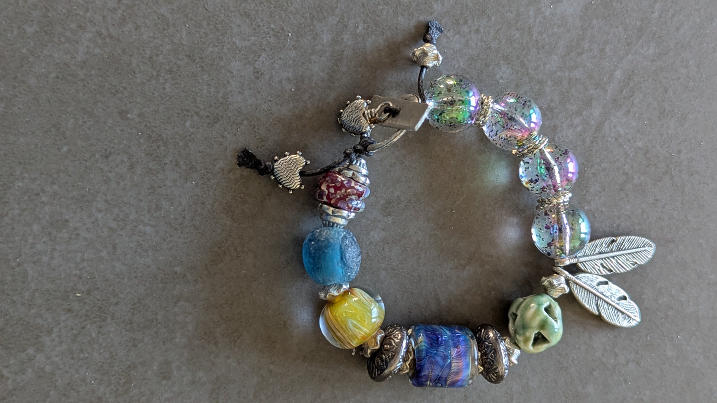 Mixed Media Baubles Bracelet