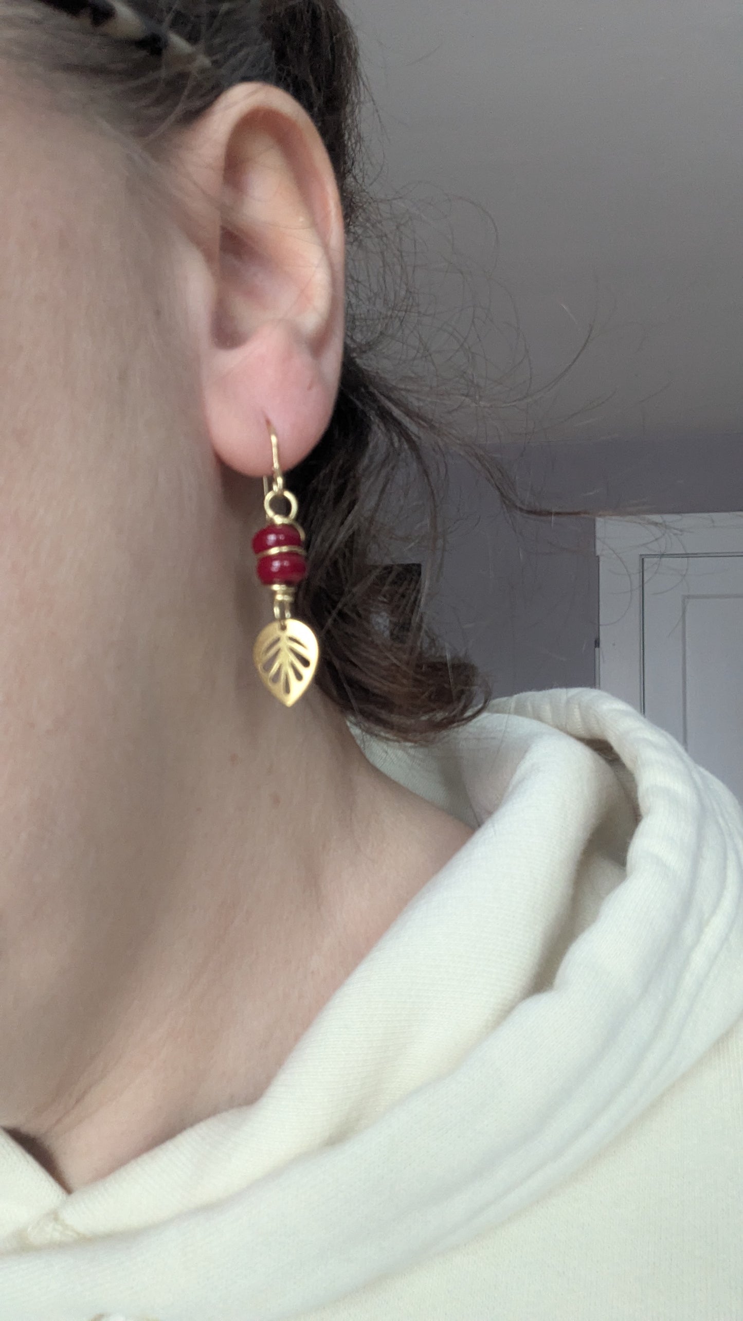 Stacked Glass Earrings