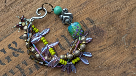 Squirrel Multi Strand Bracelet