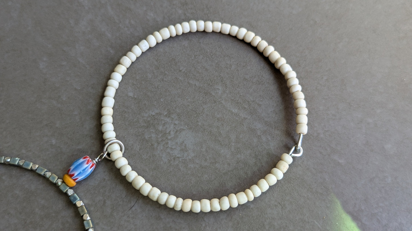 Set of 3 Beaded Bangles