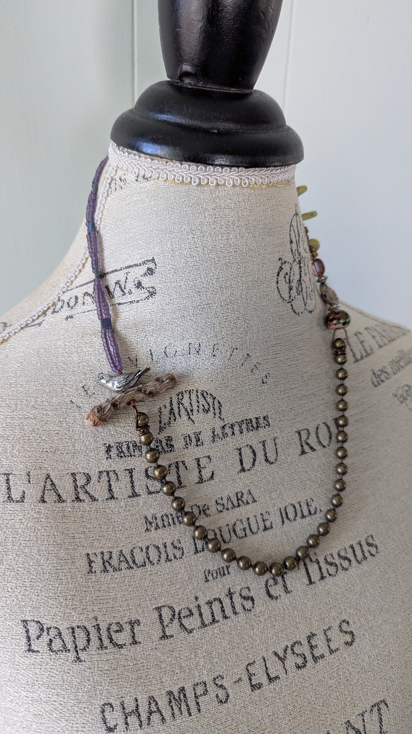 Ophelia's Sparrow Necklace