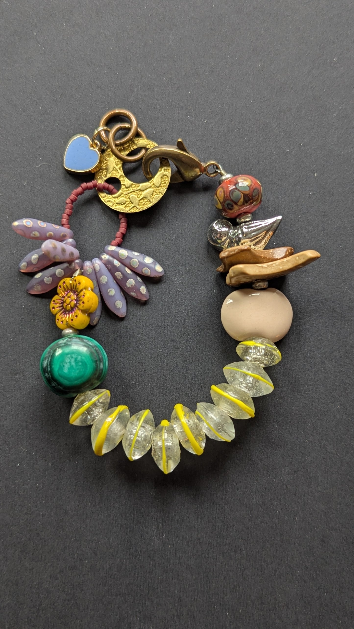 Beaded Bird Bracelet