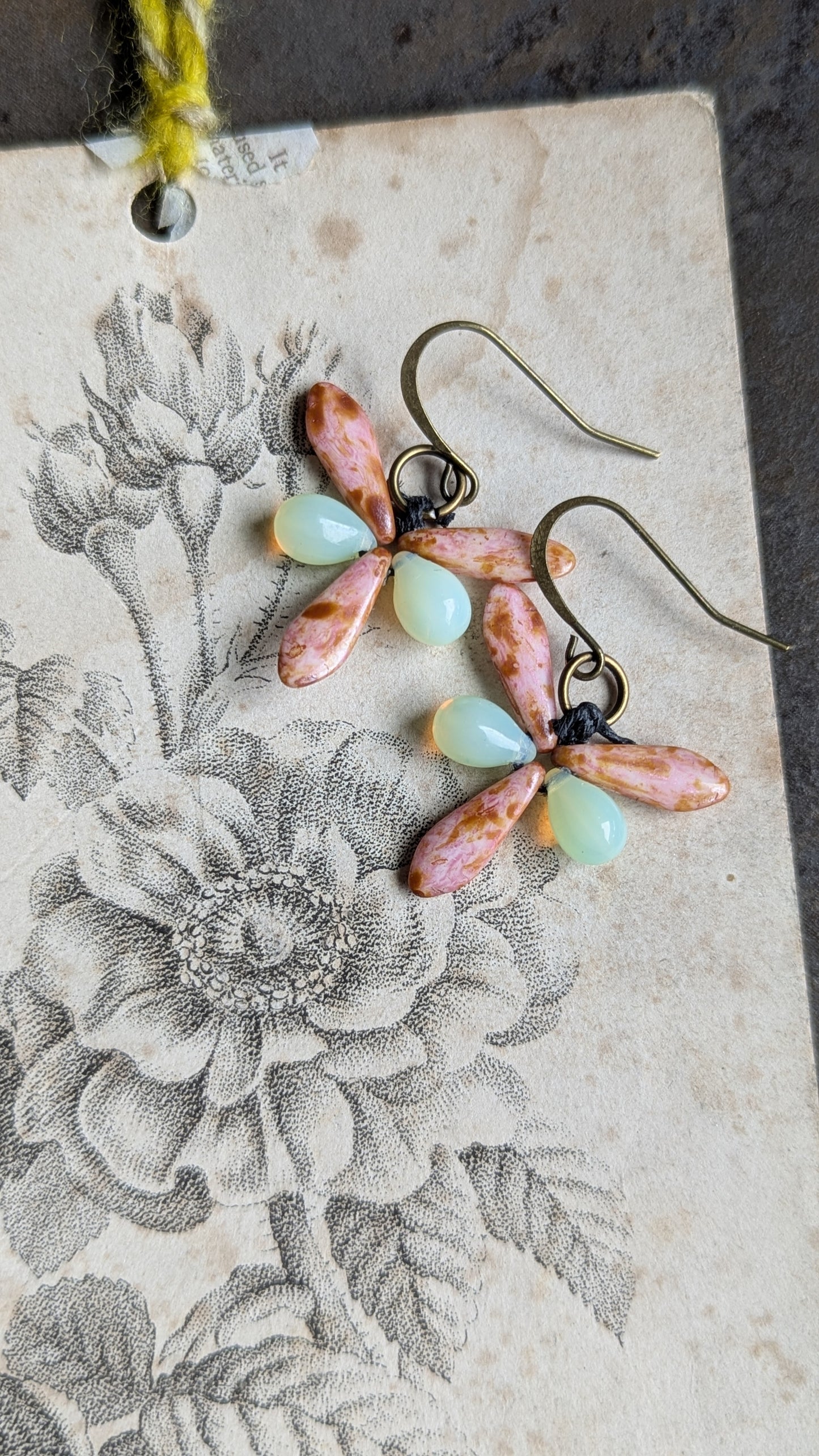 Glass Dragonflies Earrings