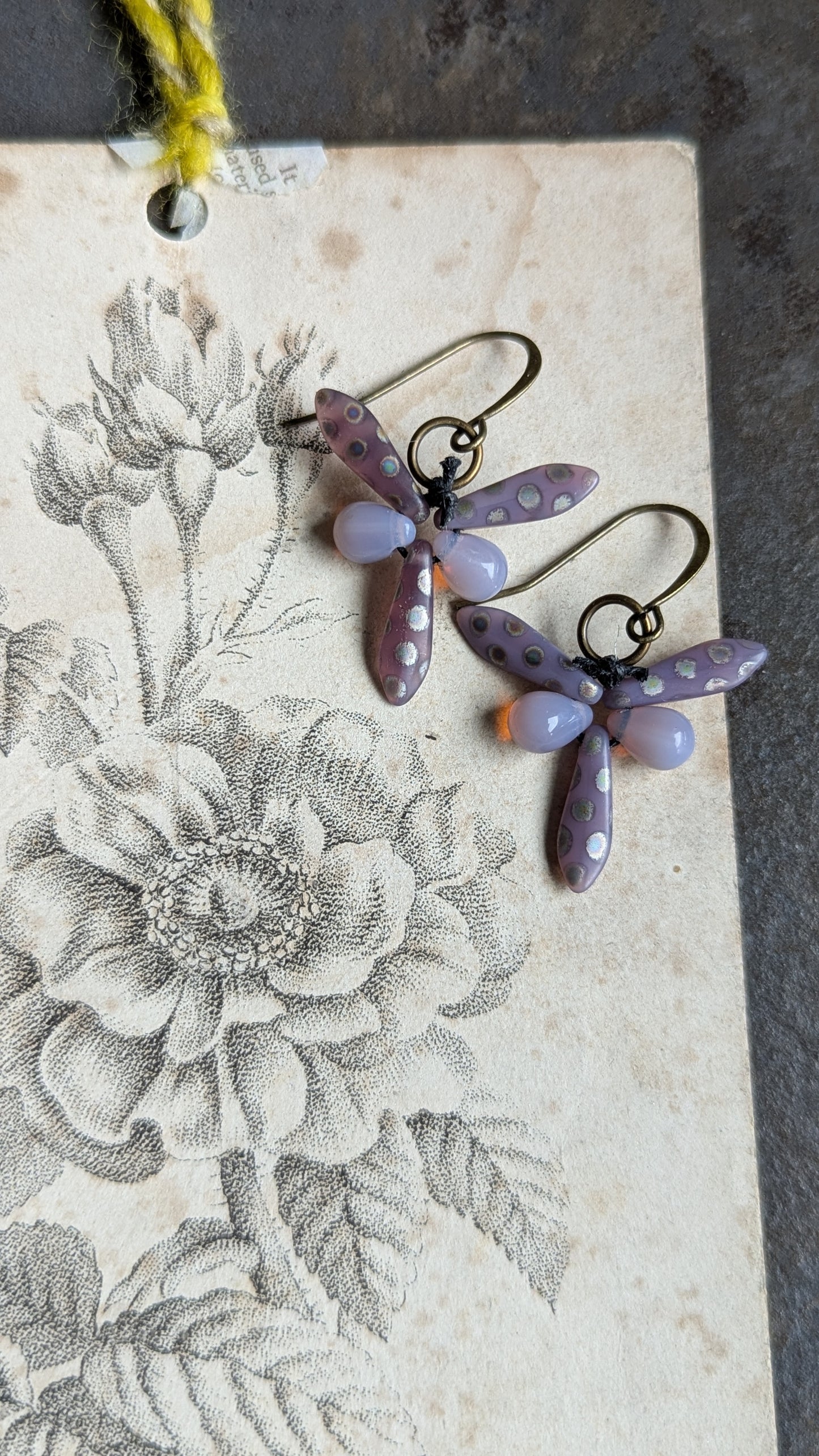 Glass Dragonflies Earrings