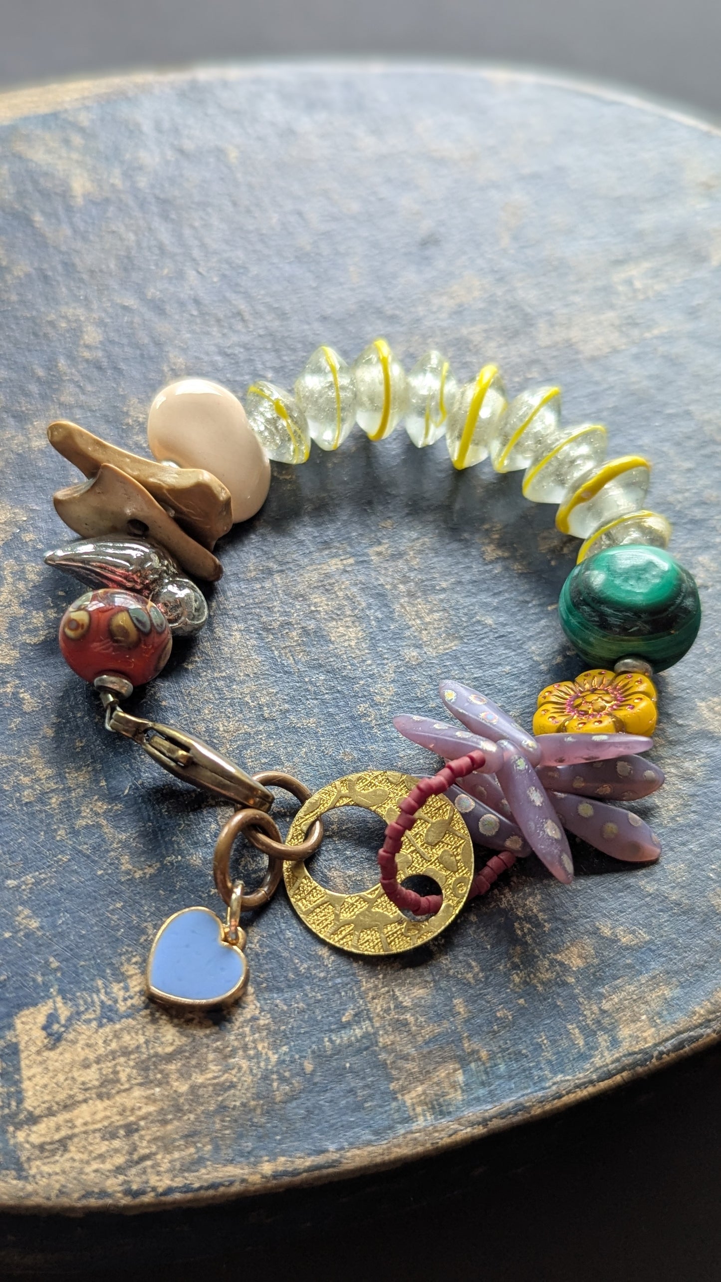 Beaded Bird Bracelet