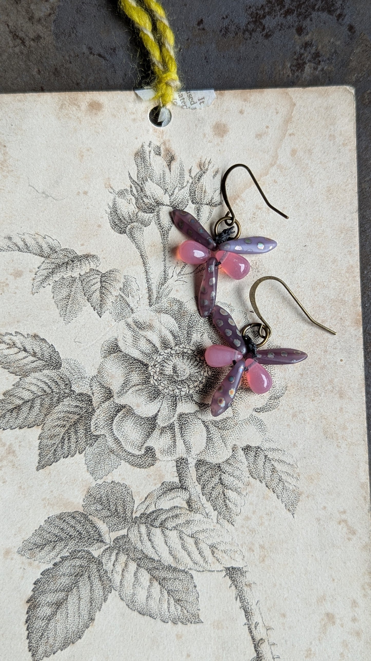 Glass Dragonflies Earrings