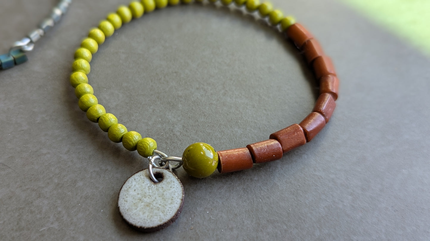Set of 3 Beaded Bangles
