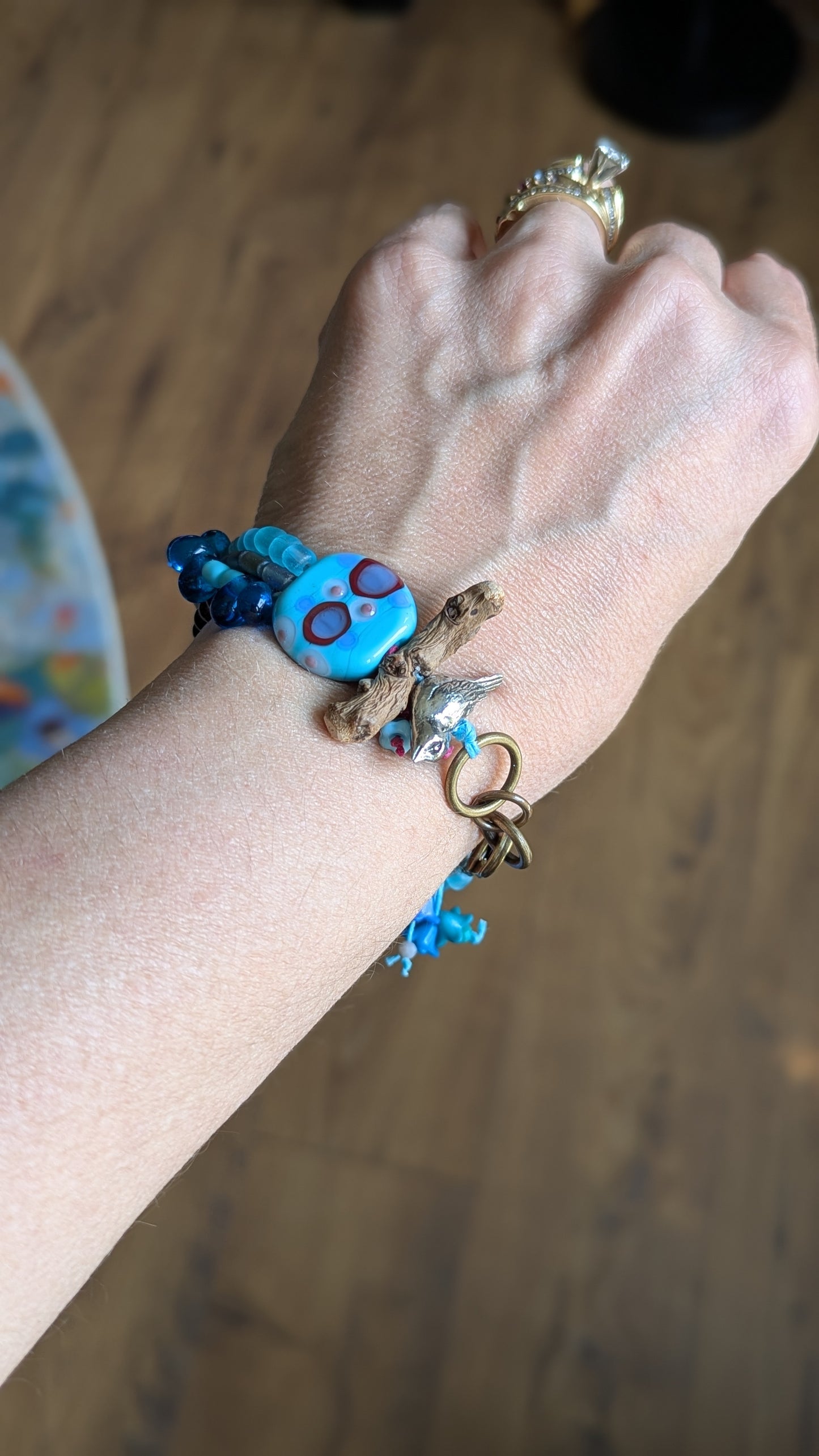 Multi Strand Bird Bracelet