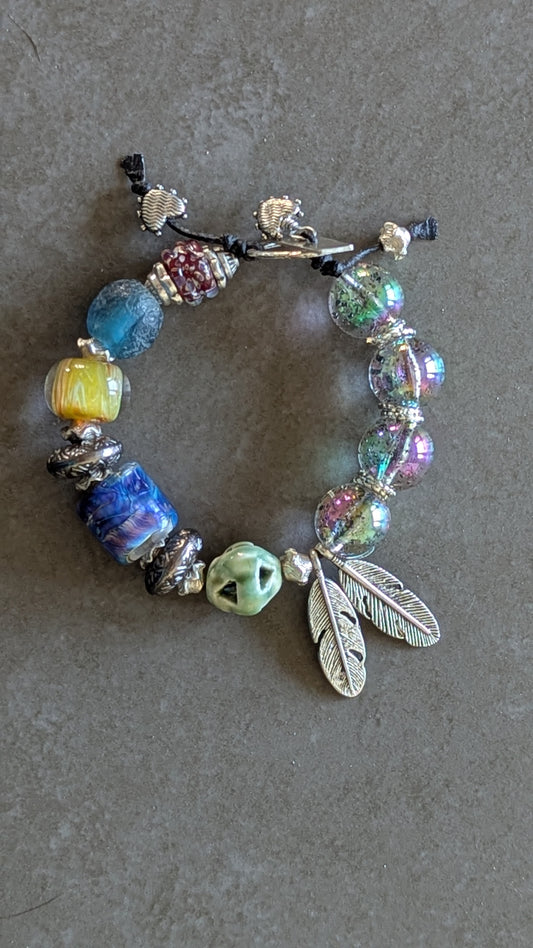 Mixed Media Baubles Bracelet