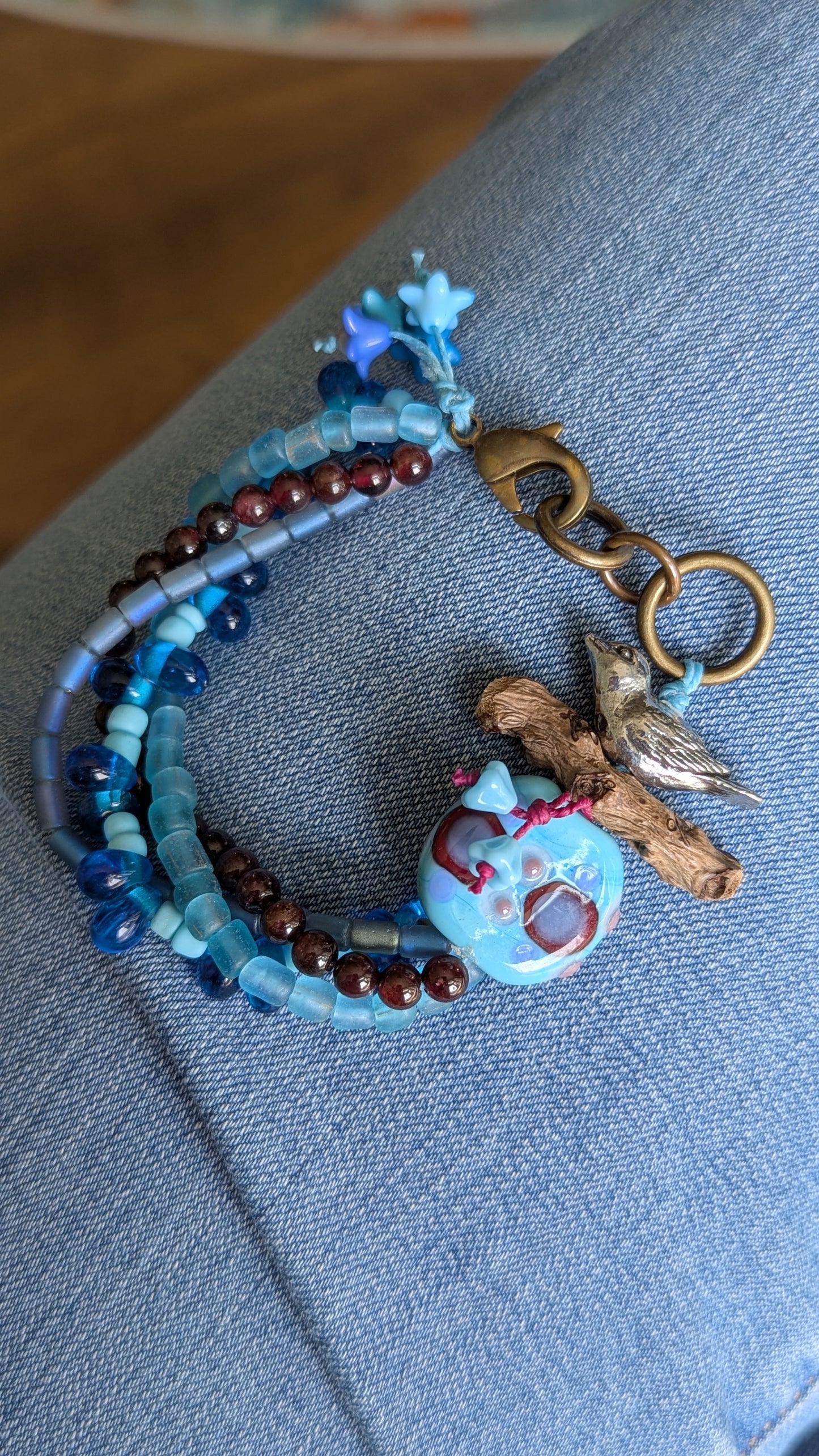 Multi Strand Bird Bracelet