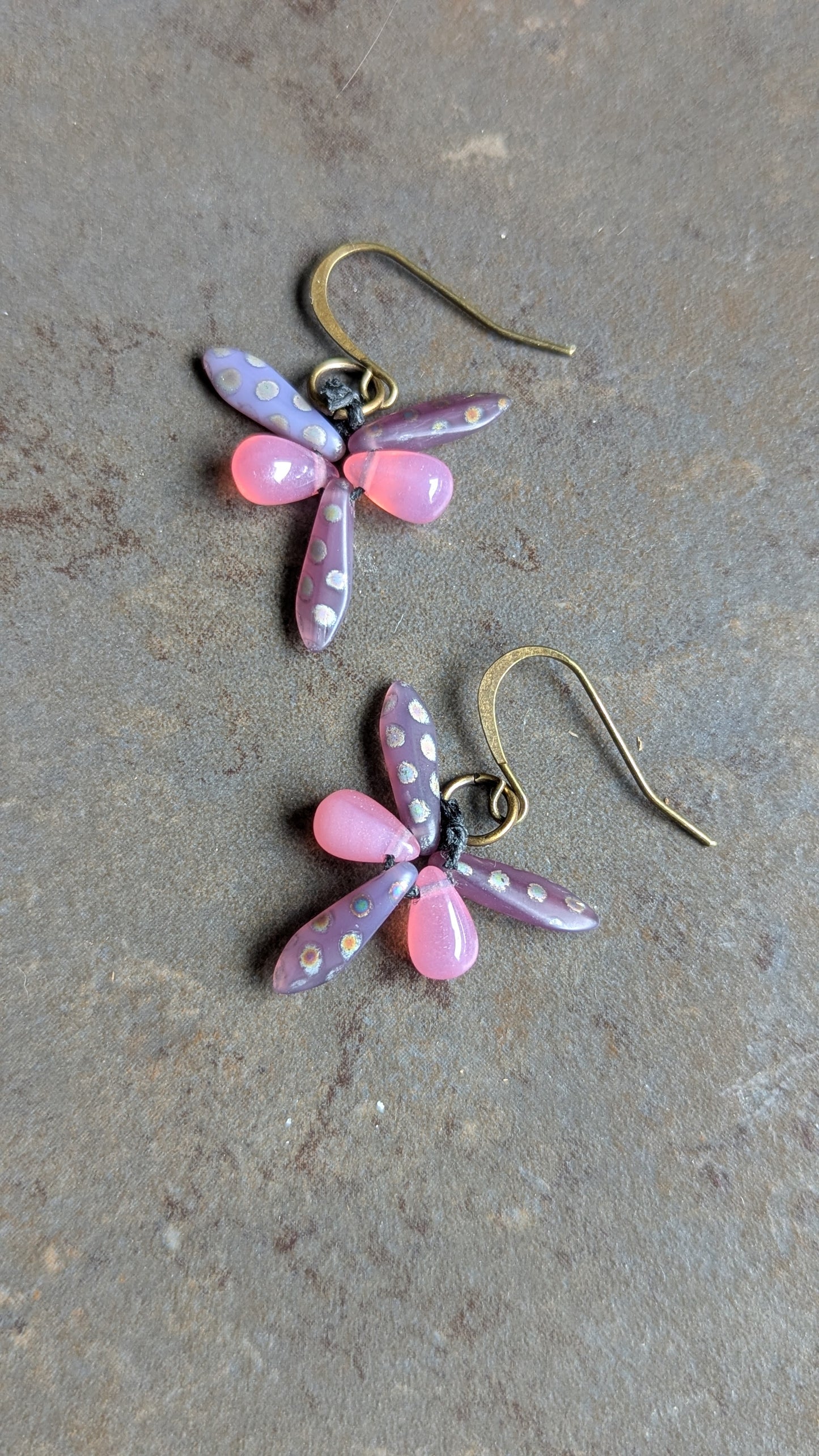 Glass Dragonflies Earrings