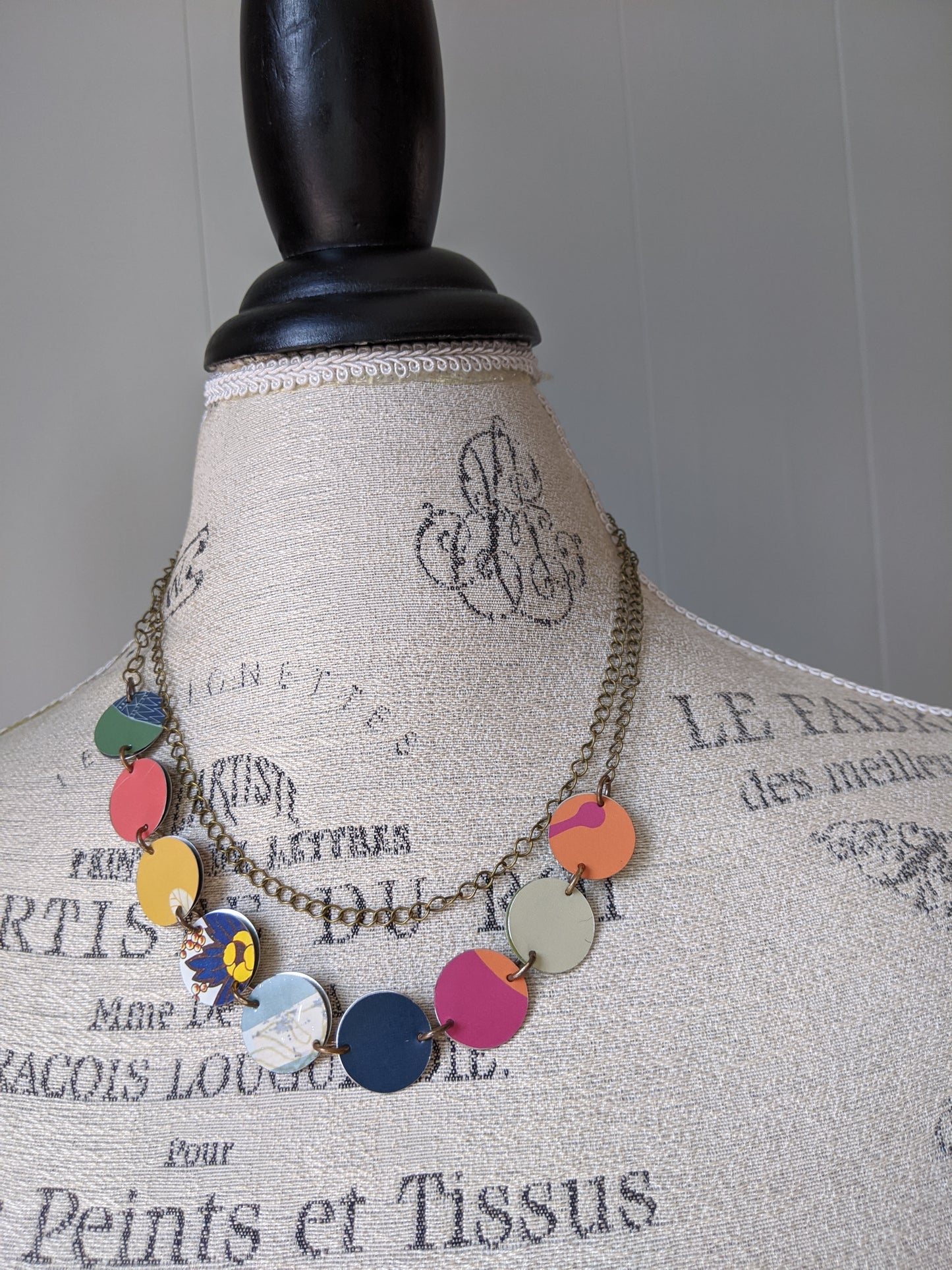 Harbinger Collection Colorful Tin Necklace