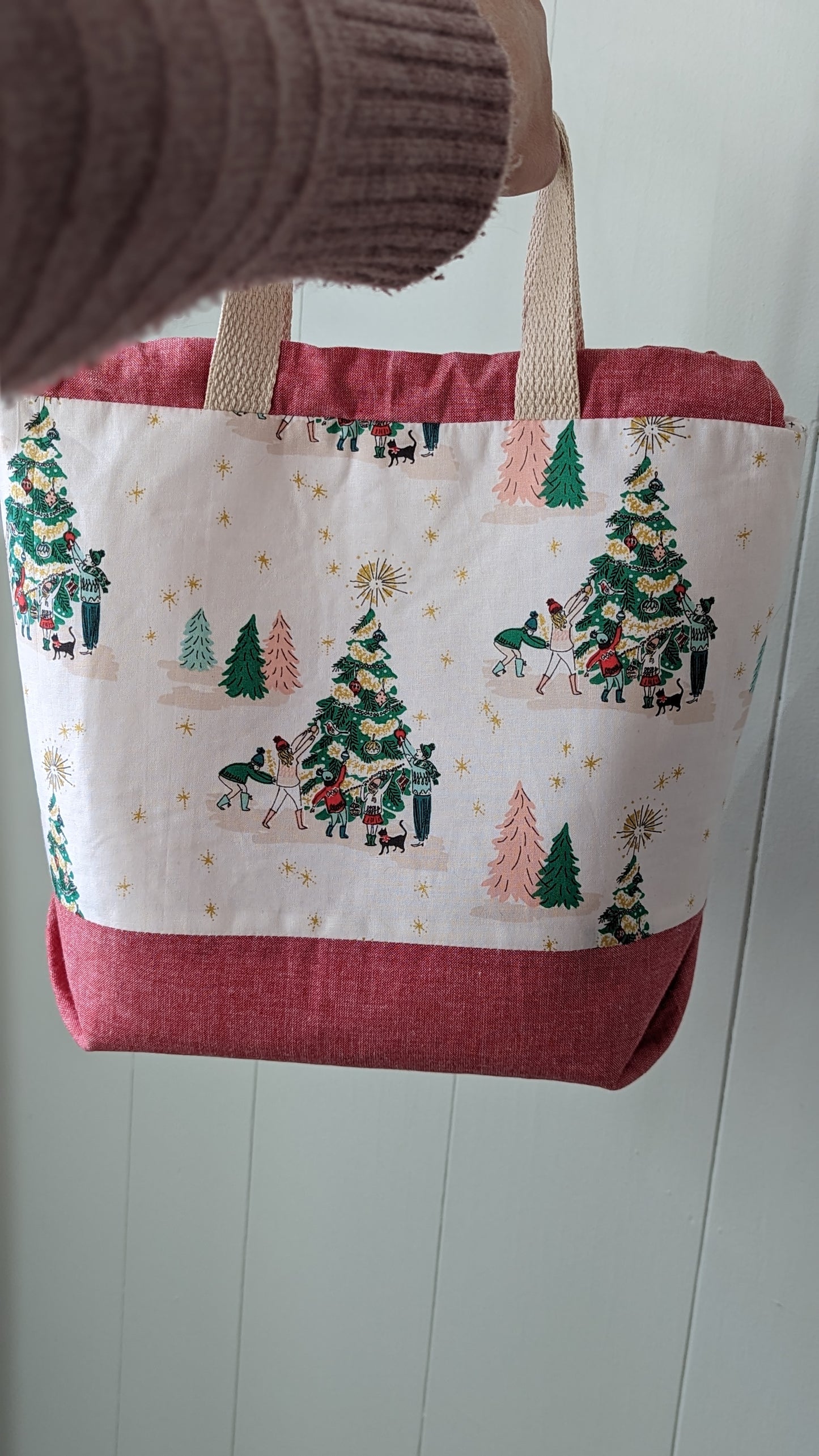 Oh Christmas Tree! Drawstring Project bag